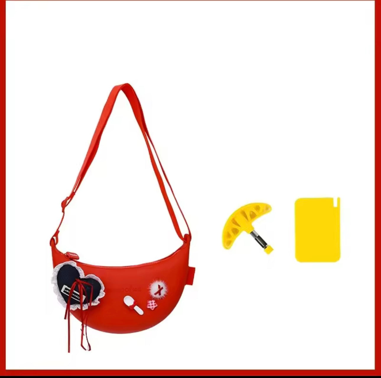 Sac bandoulière DEMI-LUNE Fungoofun – vue produit 6