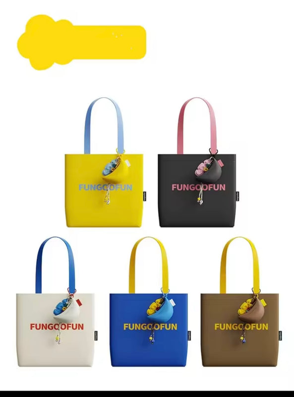 Le MARKET'FUN - sac fourre-tout shopping Fungoofun, mise en situation