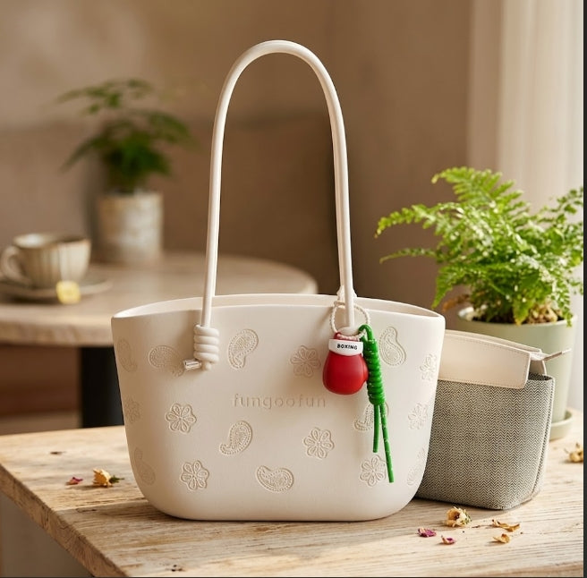 Le BOXY - sac panier kawaii Fungoofun, mise en situation lifestyle