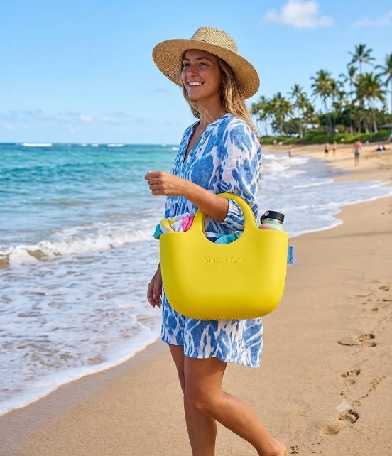 Le LOOPY sac cabas rond Fungoofun - mise en situation lifestyle