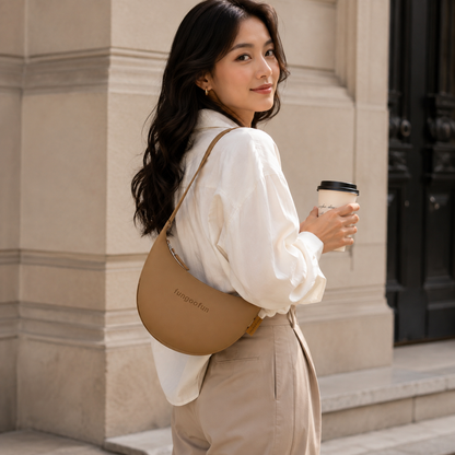 Sac bandoulière DEMI-LUNE Fungoofun en situation – vue 18