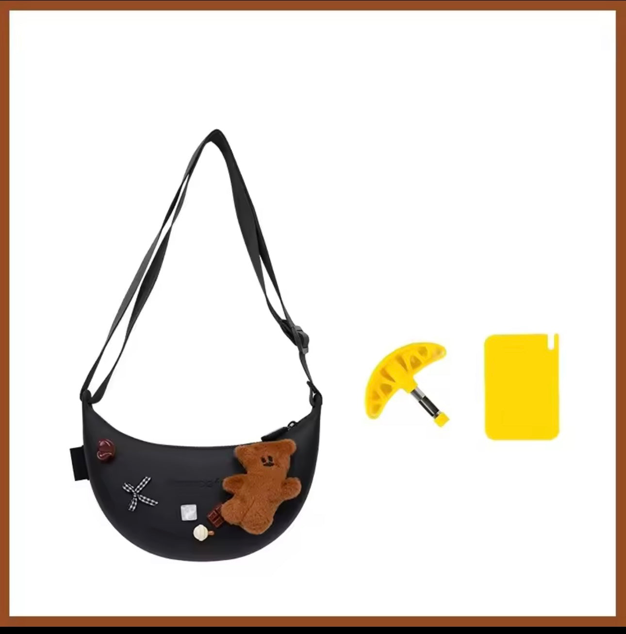 Sac bandoulière DEMI-LUNE Fungoofun – vue produit 1