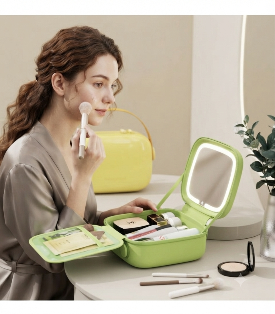 Vanity GLOWY avec miroir LED Fungoofun – vue détaillée 3