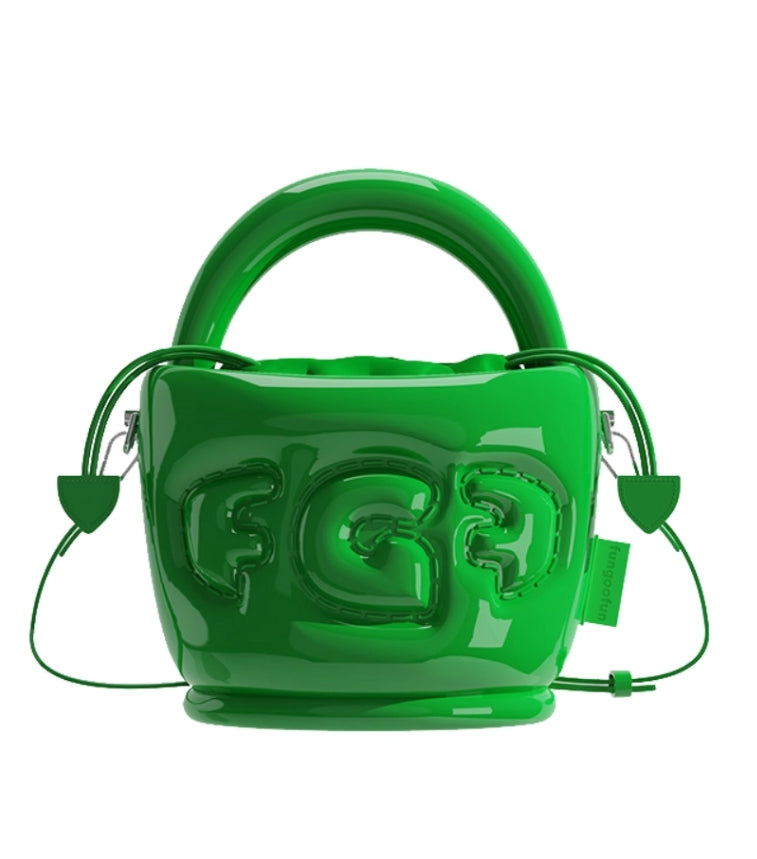 Le CHERRY - sac vernis Fungoofun, coloris vert