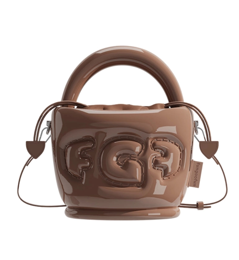 Le CHERRY - sac vernis Fungoofun, coloris marron